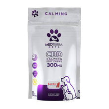 Load image into Gallery viewer, Medterra - CBD Pet Edible - Bacon Calming Soft Chews - 300mg