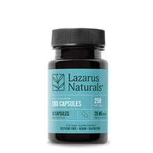 Load image into Gallery viewer, Lazarus Naturals - CBD Capsules - Full Spectrum Liquid Softgels - 25mg