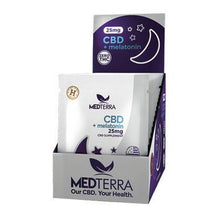 Load image into Gallery viewer, Medterra - CBD Tablets - Melatonin Sleep On The Go Packs - 25mg
