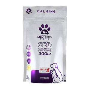 Medterra - CBD Pet Edible - Bacon Calming Soft Chews - 300mg