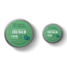Load image into Gallery viewer, Lazarus Naturals - CBD Topical - Soothing Mint Full Spectrum Balm - 300mg-1200mg
