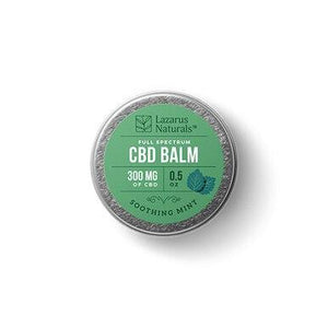 Lazarus Naturals - CBD Topical - Soothing Mint Full Spectrum Balm - 300mg-1200mg