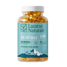 Load image into Gallery viewer, Lazarus Naturals - CBD Capsules - Full Spectrum Liquid Softgels - 25mg
