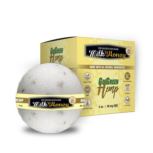 CBD Bath Bomb–  Oat Milk & Honey
