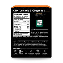 Load image into Gallery viewer, CBD Tea - Tumeric &amp; Ginger
