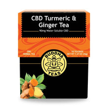 Load image into Gallery viewer, CBD Tea - Tumeric &amp; Ginger
